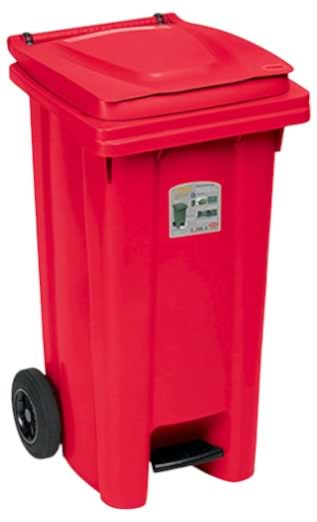 Бак для сміття з педаллю Stefanplast 120 л (25702)