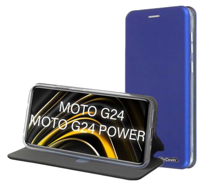 Чохол для смартфону BeCover Exclusive for Motorola Moto G24/G24 Power Blue (711485) - Фото 1