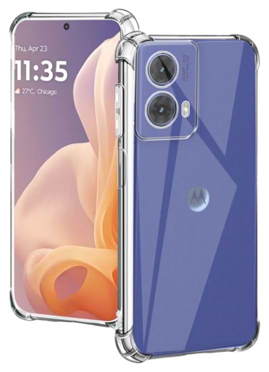 Фото - Чохол для смартфону BeCover Anti-Shock for Motorola Moto G85 Clear (712310)