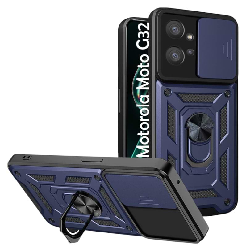 Чохол для смартфону
 BeCover Military for Motorola Moto G32 Blue (708178) - Фото 1