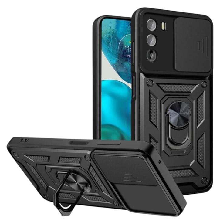 Чохол для смартфону BeCover Military for Motorola Moto G52/G82 Black (709972) - Фото 1