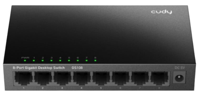Коммутатор локальної мережі (Switch) Cudy GS108 - Фото 1