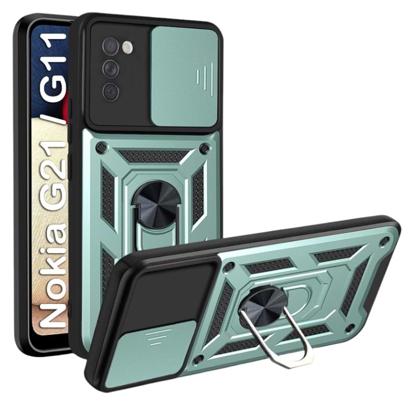Чохол для смартфону
 BeCover Military for Nokia G21 / G11 Dark Green (709107) - Фото 1