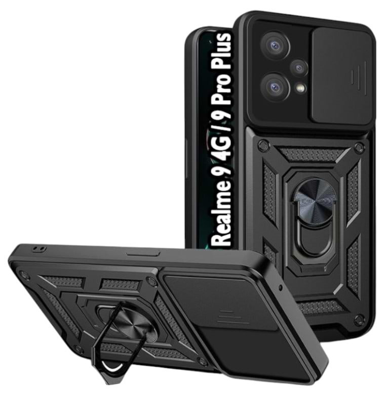 Чохол для смартфону BeCover Military for Realme 9 4G / 9 Pro Plus Black (709562) - Фото 1