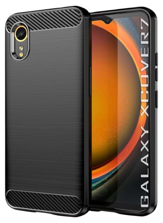 Чехол для смартфона BeCover Carbon Series for Samsung Galaxy Xcover7 Black (711892) - Фото 1