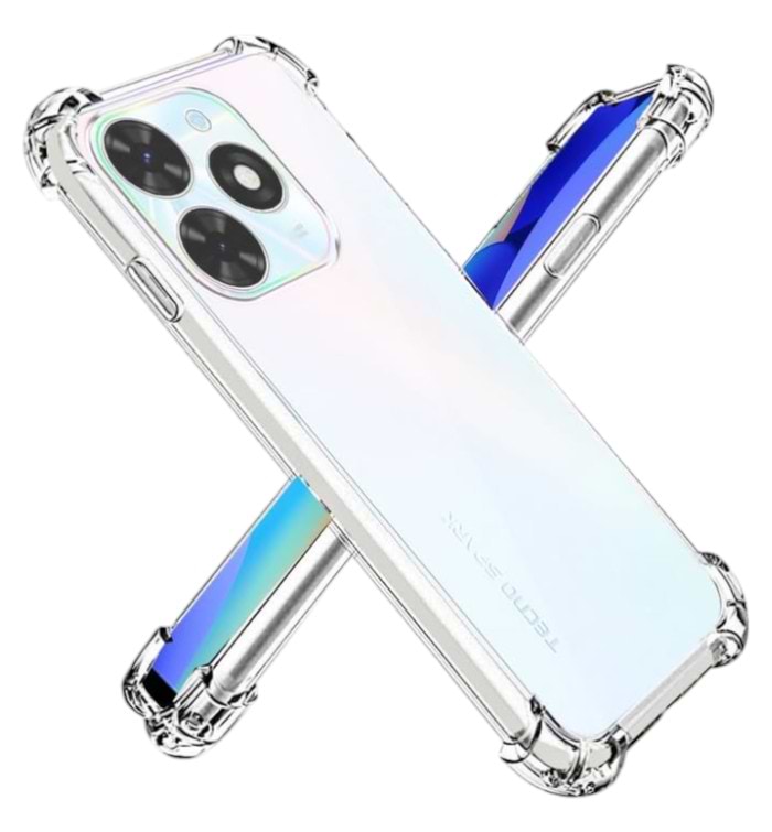 Чохол для смартфону BeCover Anti-Shock for Tecno Pop 8 Clear (710658) - Фото 1