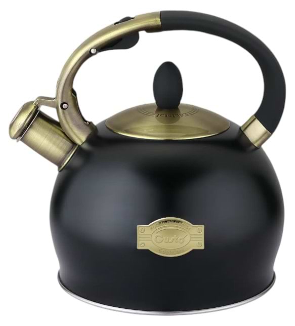Купити Чайник металевий Gusto GT-1417-30 Шерлок 3.0 л - Фото 1 Чайник металевий Gusto GT-1417-30 Шерлок 3.0 л - Фото 1