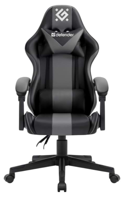 Кресло для геймеров Defender Cosmic Black/Gray (64479) - Фото 1