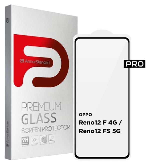 Фото - Захисне скло для смартфону Armorstandart Pro for OPPO Reno12 F 4G / Reno12 FS 5G Black (ARM81826)