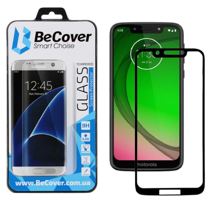 Захисне скло для смартфону BeCover for Motorola Moto G7 Play Black (703942)