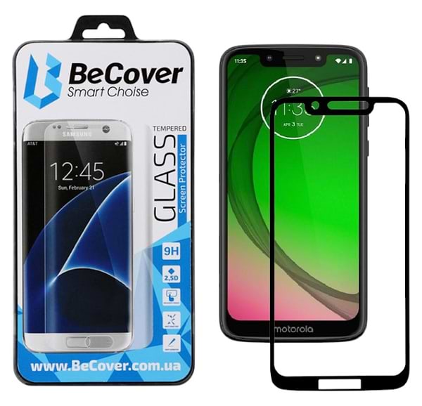 Фото - Защитное стекло для смартфона BeCover for Motorola Moto G7 Play Black (703942)
