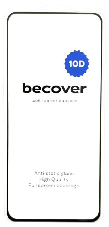 Захисне скло для смартфону BeCover for Realme 12 4G 10D Black (712341)