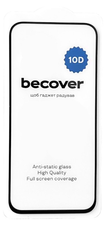 Фото - Захисне скло для смартфону BeCover for Google Pixel 9 10D Black (712325)