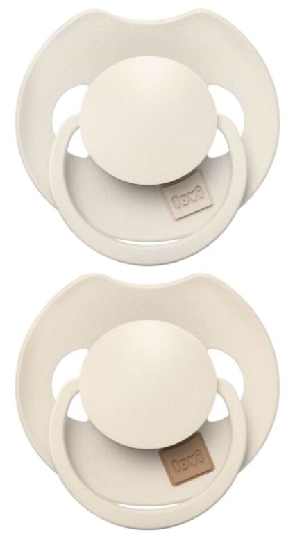 Симетрична пустушка Lovi Prime 18+ міс 2 шт. Coconut/Ivory (34/403) - Фото 1