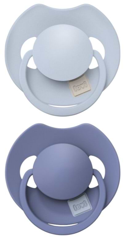 Симетрична пустушка Lovi Prime 6-18 міс 2 шт. Baby Blue/Blue (34/418) - Фото 1