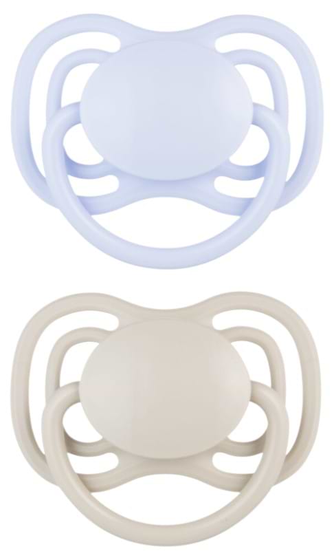 Фото - Симметричная пустышка Canpol babies 18+ мес DENTAL AIR 2 шт. - голубая (23/227_blu)