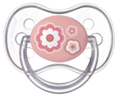 Кругла пустушка Canpol babies 6-18 міс Newborn baby-рожева (22/563_pin)