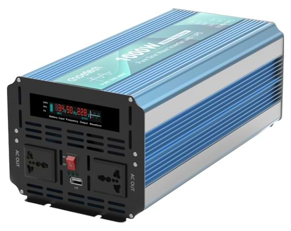 Фото - Инвертор автомобильный Choetech 12V 220V 1000W  (INV-C1000WUPS-EU)