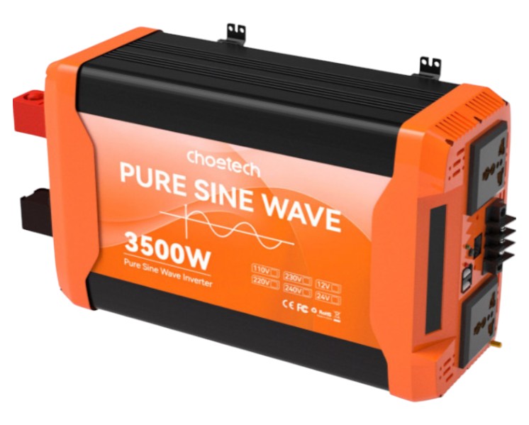 Інвертор автомобільний Choetech 12V 220V 1600Вт (CJ3500Q-V2)