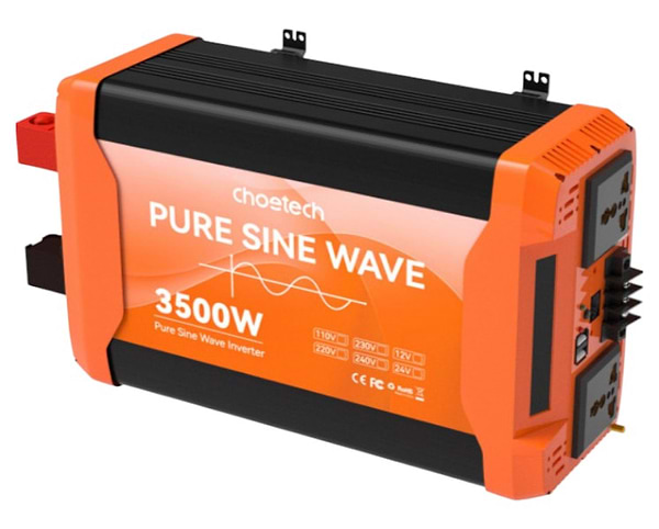 Фото - Інвертор автомобільний Choetech 12V 220V 1600Вт (CJ3500Q-V2) Фото - Інвертор автомобільний Choetech 12V 220V 1600Вт (CJ3500Q-V2)