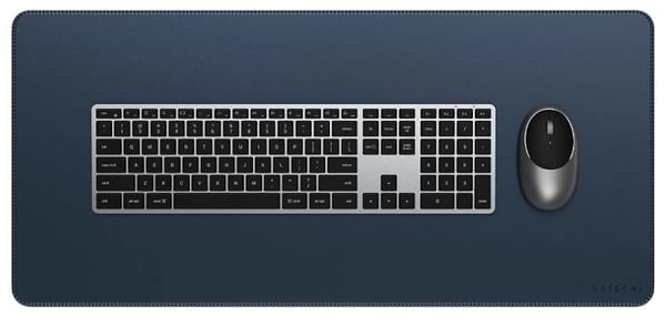 Фото - Коврик для мыши Satechi Vegan Leather Premium Desk Mat Blue (ST-LPDMB)