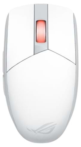 Мышь беспроводная игровая Asus ROG Strix Impact III, RGB, WL/BT, White (90MP03D0-BMUA10) - Фото 1