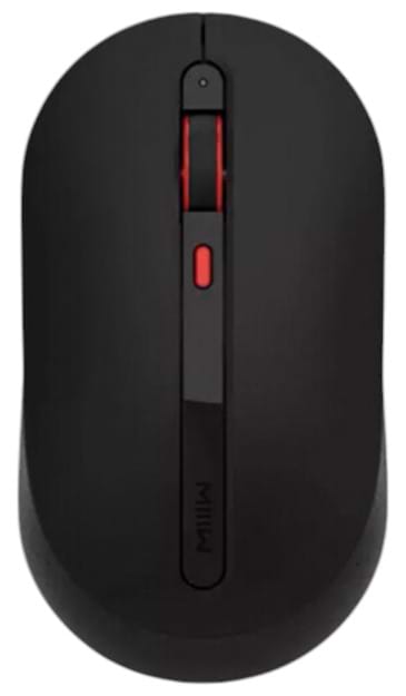 Миша бездротова Xiaomi MiiiW Wireless Mute Mouse Black MWMM01 - Фото 1