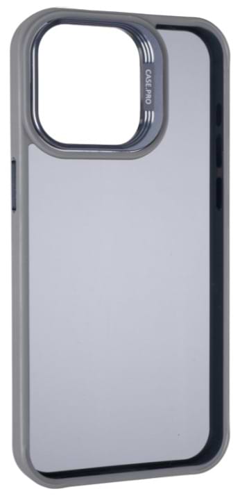 Фото - Чохол для смартфону Gelius Elegant Bumper Case Camera stand iPhone 15 Pro Max Grey (99394)