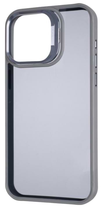 Фото - Чохол для смартфону Gelius Elegant Bumper Case Camera stand iPhone 15 Pro Max Grey (99394)