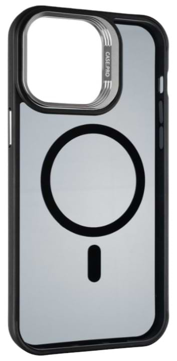 Фото - Чохол для смартфону Gelius Elegant Bumper Case Camera stand MagSafe for iPhone 16 Black (99379)