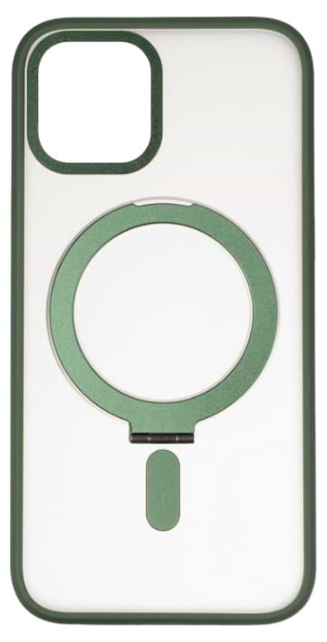 Фото - Чохол для смартфону Gelius Bumper Case MagSafe Stand for iPhone 12/12 Pro Green (94460) Фото - Чохол для смартфону Gelius Bumper Case MagSafe Stand for iPhone 12/12 Pro Green (94460)