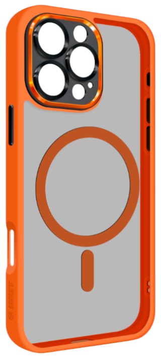 Чохол для смартфону Armorstandart Unit MagSafe SE for Apple iPhone 16 Pro Max Orange Black (ARM81151) - Фото 1