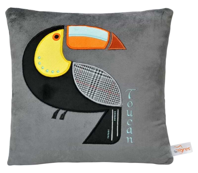 Подушка декоративна дитяча Tigres Toucan Birds (ПД-0494) - Фото 1