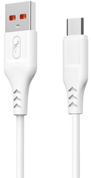 Кабель синхронізації даних SkyDolphin S61V USB - мicro USB (M/M) 1m White (SDUSB-000449)