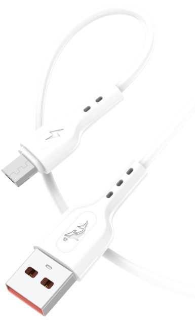 Кабель синхронізації даних SkyDolphin S66V USB - micro USB (M/M) 1m White (SDUSB-000651)