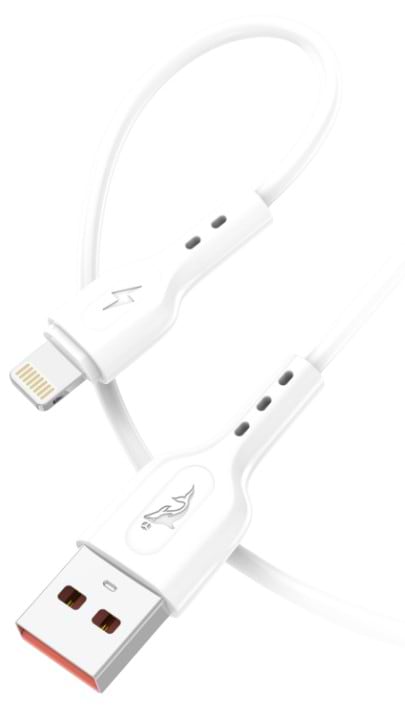 Кабель синхронізації даних SkyDolphin S66L USB - Lightning (M/M) 1m White (SDUSB-000647)