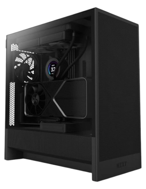 Корпус NZXT H5 Flow Compact Mid-Tower ATX Case - All Black (CC-H52FB-01)