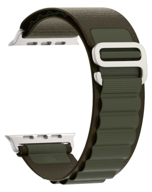 Фото - Ремінець для смарт-годинника Armorstandart Alpina Band for Apple Watch 49/46/45/44/42 (Series 1-3) Olive (ARM81045)