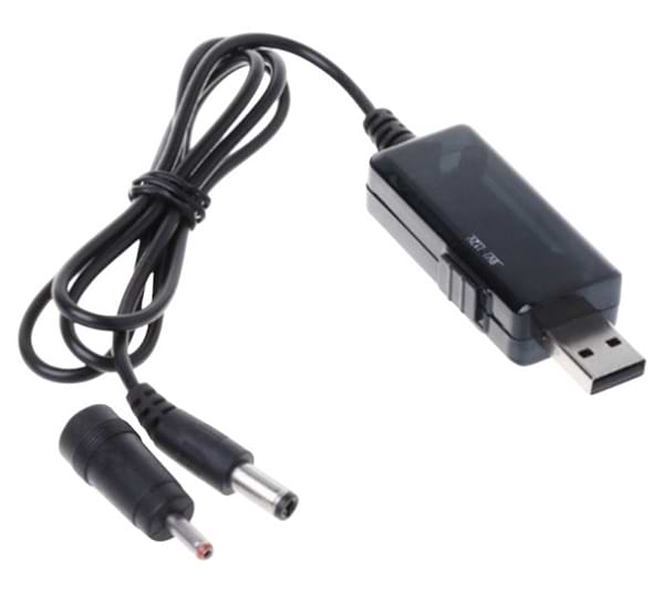 Фото - Кабель USB - DC Kingda USB-A 2.0 To DC 9/12V 5.5mm+3.5x1.35mm (KD-USB-DC9/12)