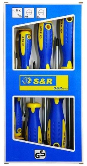 Набір викруток S&R SL-PH S2 6 шт. (250681106)