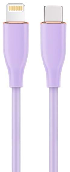 Кабель синхронізації даних Cablexpert USB 2.0 С-тато/Lightning 1.5 м (CC-USB2S-CM8PM-1.5M-P) - Фото 1