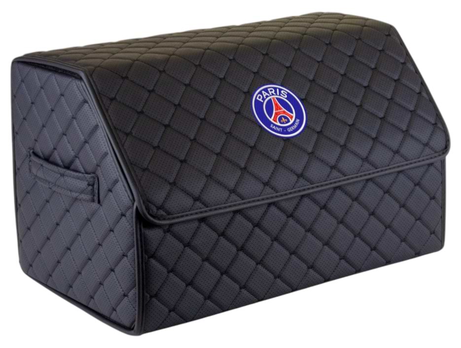 Сумка-органайзер в багажник EVAtech ECO M ПСЖ черная с черной нитью (EHECEMBBBBV164)