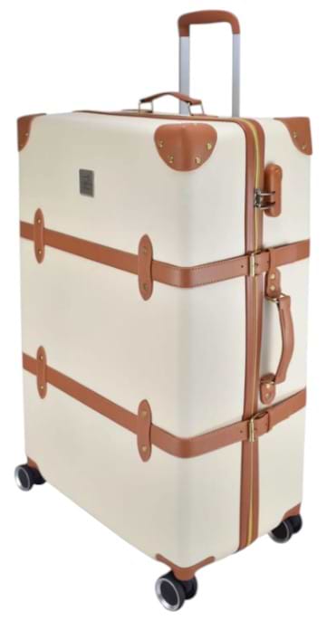 Валіза Semi Line L Ecru/Brown (T5670-4)