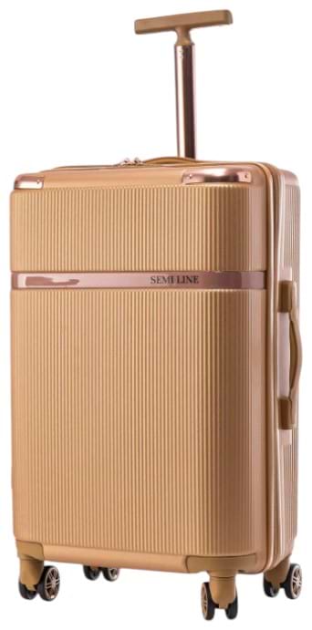 Валіза Semi Line M Gold (T5667-3)