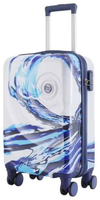 Чемодан Semi Line S White/Blue Print (T5653-1)