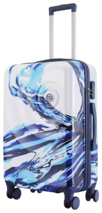 Чемодан Semi Line M White/Blue Print (T5653-2)