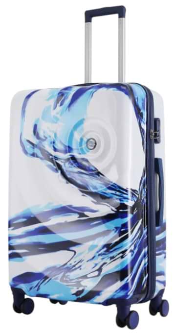 Валіза Semi Line L White/Blue Print (T5653-3)