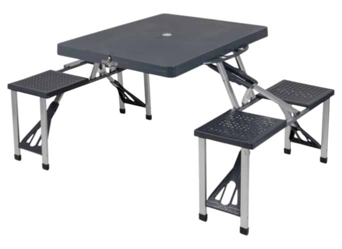 Складаний стіл Bo-camp Basic Grey (1404374)