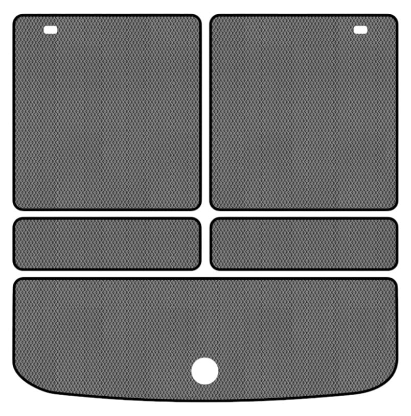 EVA килимок в багажник авто EVAtech для Journey (2 clips) 7 seats Dodge 2007-2020 1 покоління SUV EU (DE13387BE5RGB)