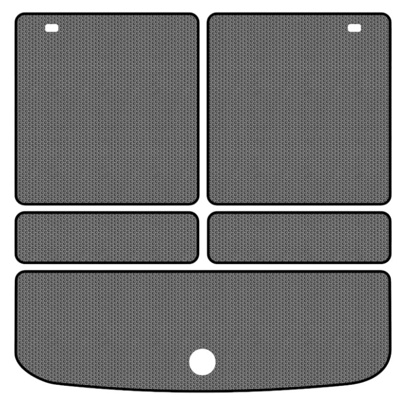 EVA килимок в багажник авто EVAtech для Journey (1 clips) 7 seats Dodge 2007-2020 1 покоління SUV EU (DE13388BE5SGB)